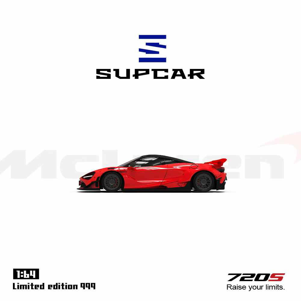 1/64 Supcar McLaren 720S (Red) Diecast Car Model - LIVECARMODEL.com
