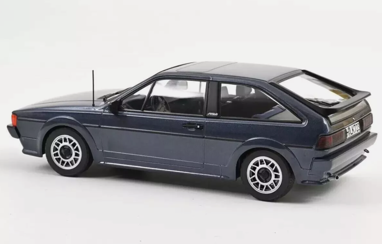 1/18 Norev 1987 Volkswagen VW Scirocco Scala (Helios Blue Metallic) Diecast Car Model