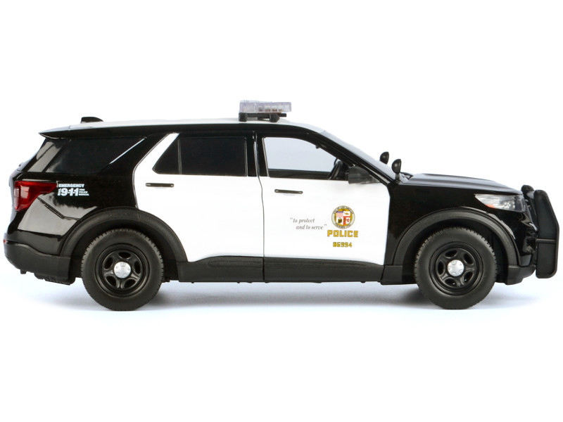 2022 Ford Police Interceptor Utility Black and White 