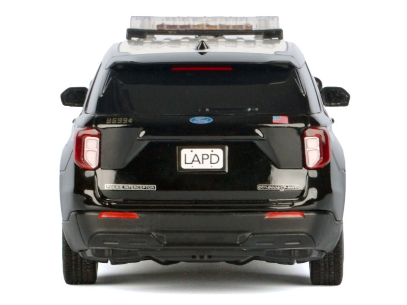 2022 Ford Police Interceptor Utility Black and White 