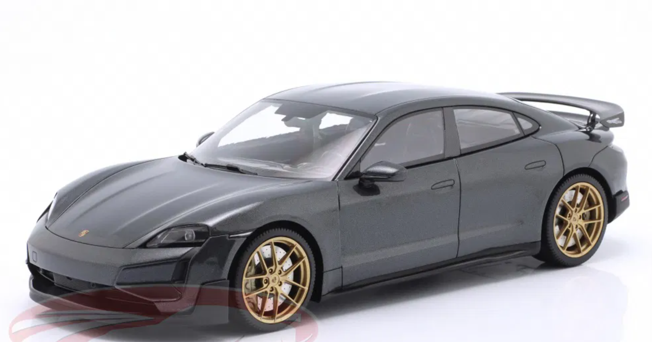 1/18 Minichamps 2024 Porsche Taycan Turbo GT (Grey) Car Model