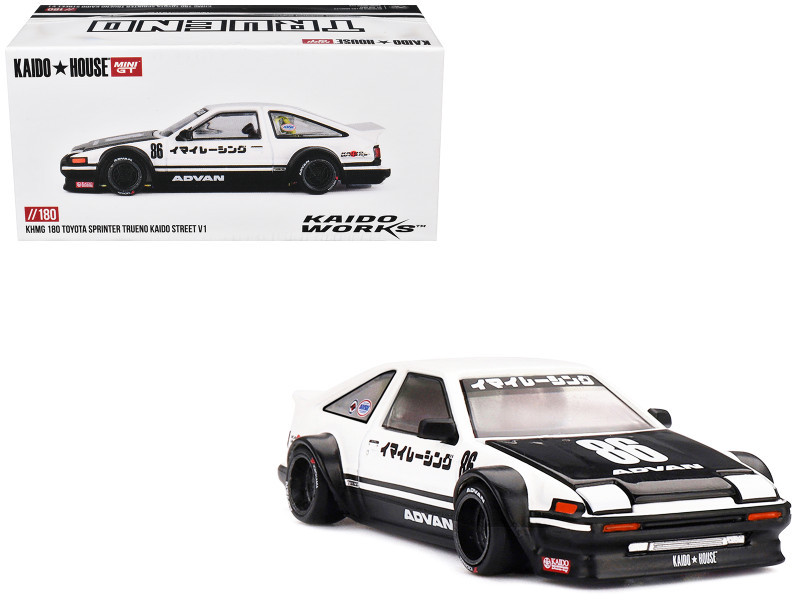 1/64 Kaido House Toyota AE86 Sprinter Trueno Kaido Street V1 Diecast Car Model