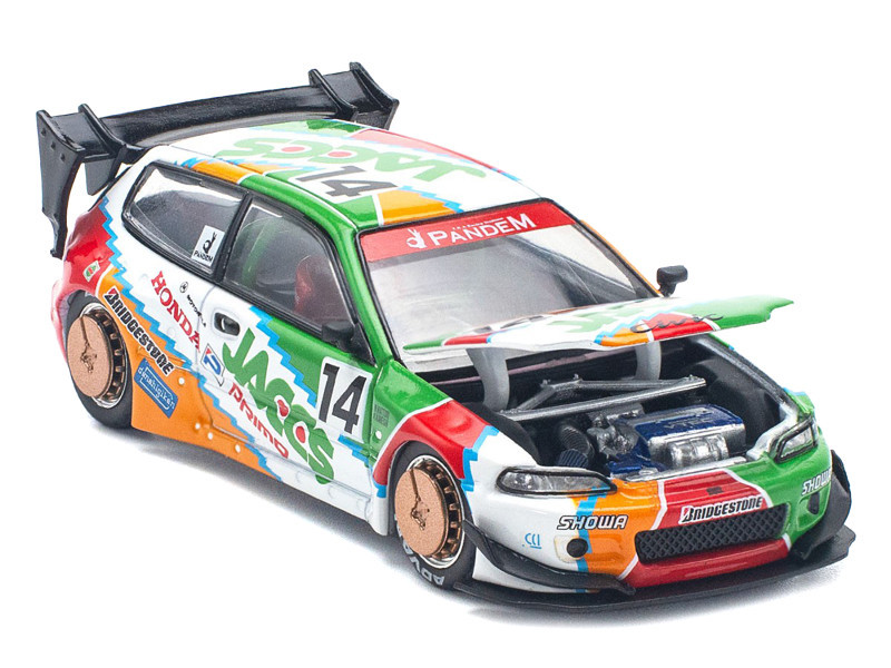 ミニカー IG01171 1/43 PANDEM CIVIC EG6(White) Pandem Civic EG6 RHD (Right Hand Drive) #14 