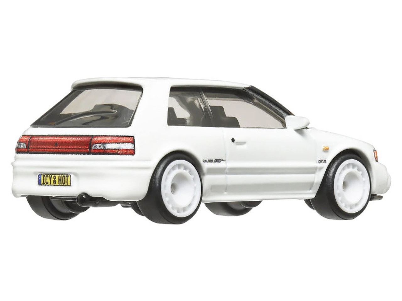 Mazda 323 GTR RHD (Right Hand Drive) White "Boulevard" Series Diecast Model Car by Hot Wheels Mazda 323 GTR RHD (Right Hand Drive) White "Boulevard" Series Diecast Model Car by Hot Wheels