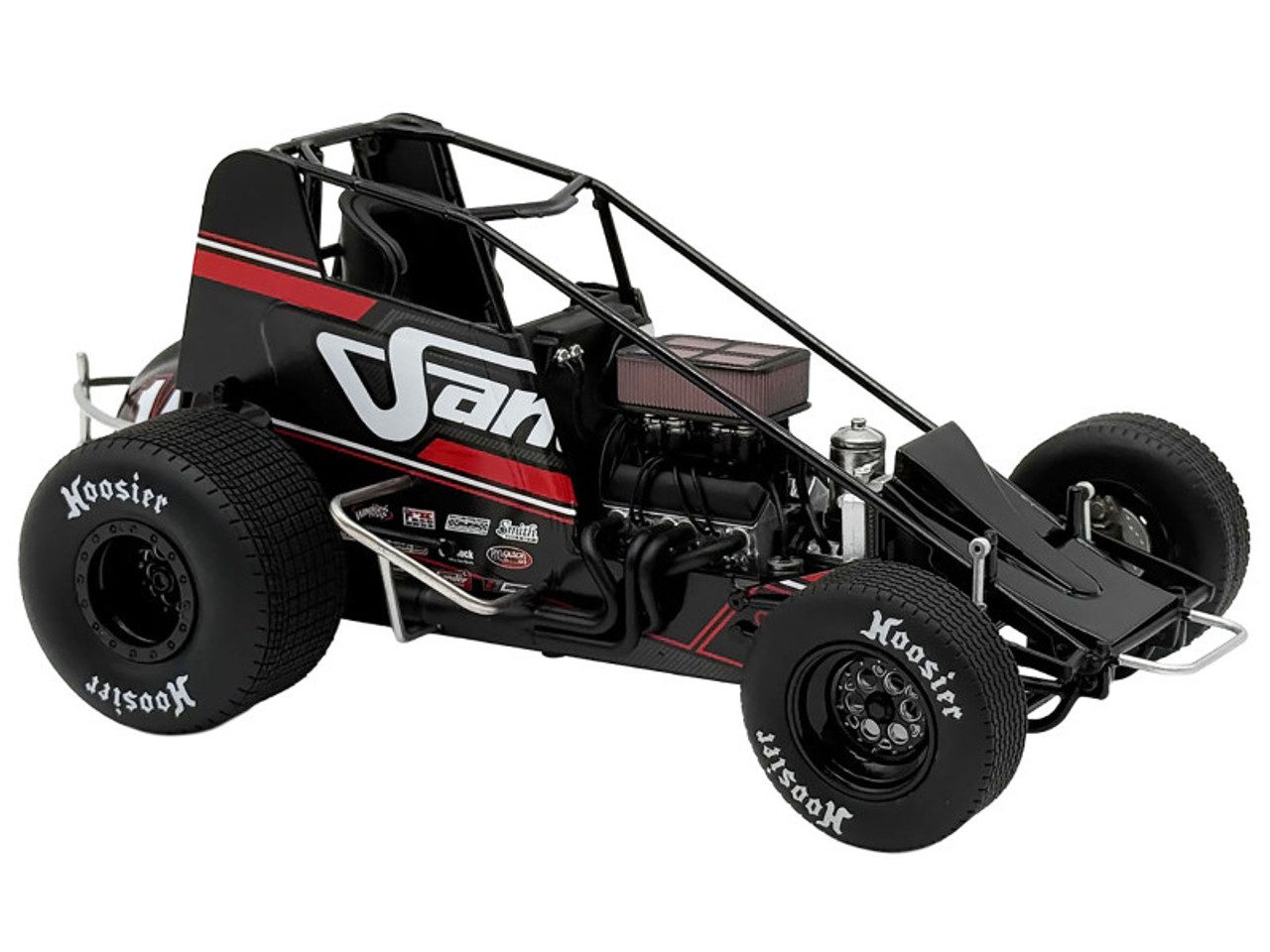 1/18 ACME 2025 #14 Four CCCC's Construction Sprint Car - Bayston Diecast Car Model