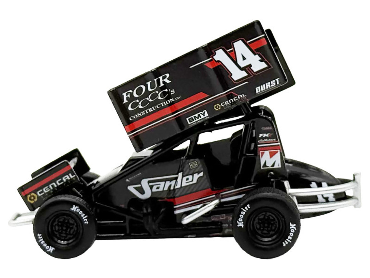 1/50 ACME 2025 #14 Four CCCC's Construction Sprint Car - Bayston Diecast Car Model