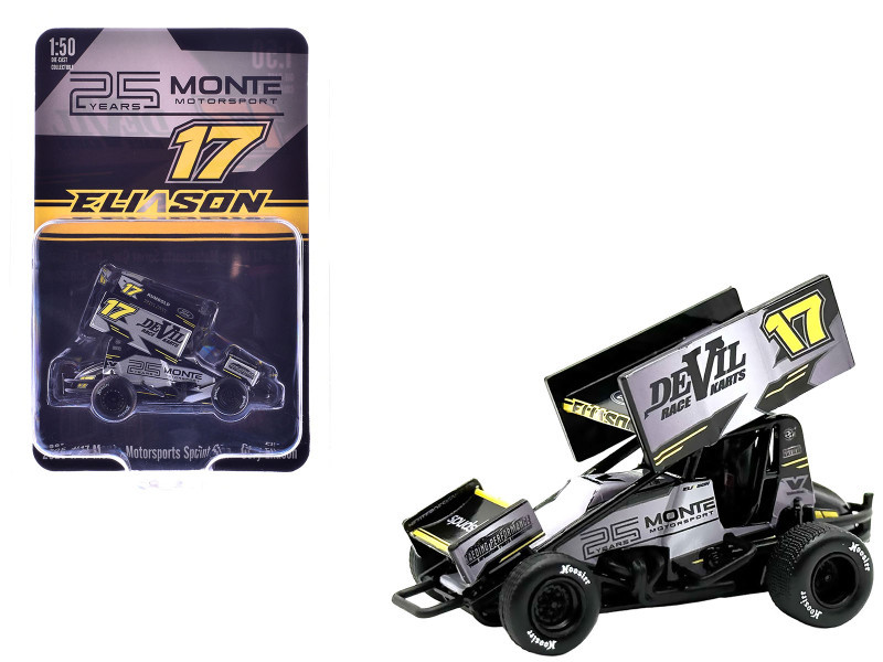 1/50 ACME 2025 #17 Monte Motorsports Sprint Car - Cory Eliason Diecast Car Model
