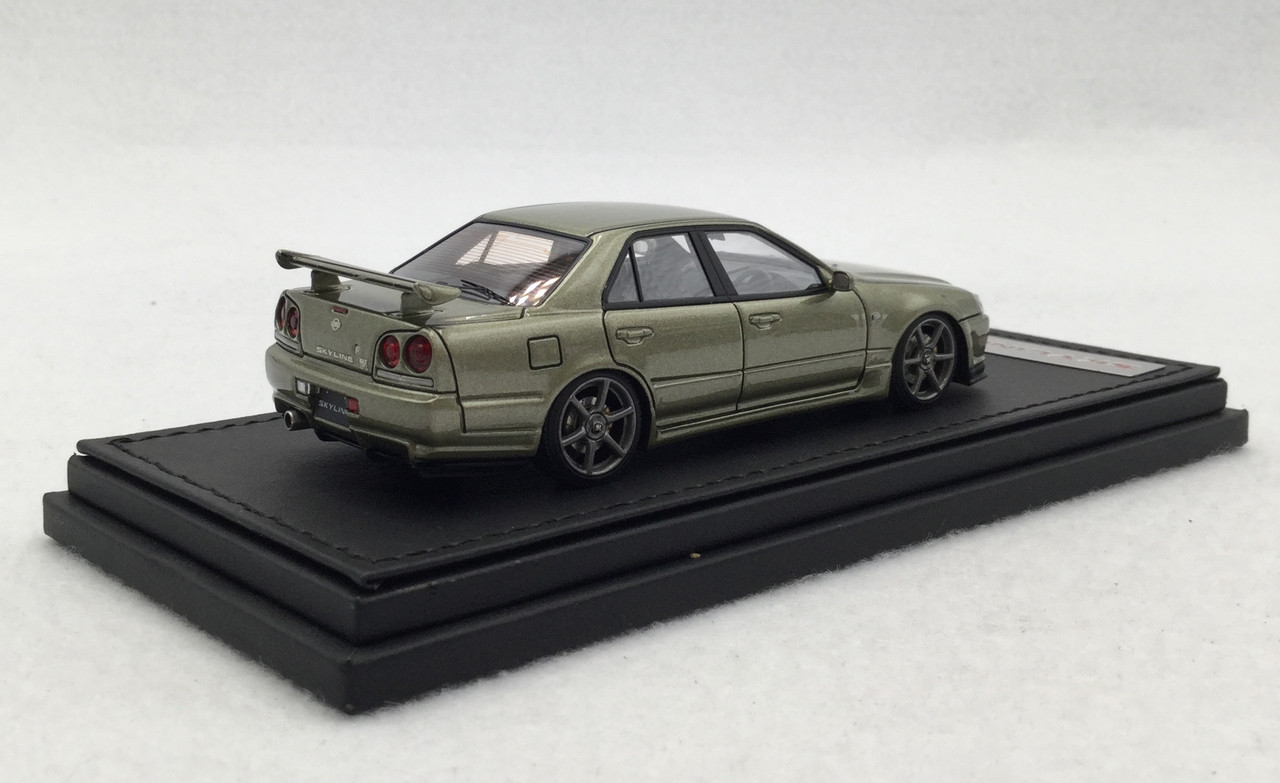 1/43 IG Ignition Model Nissan GTR GT-R Skyline 25GT Turbo (ER34) (Green) Car Model