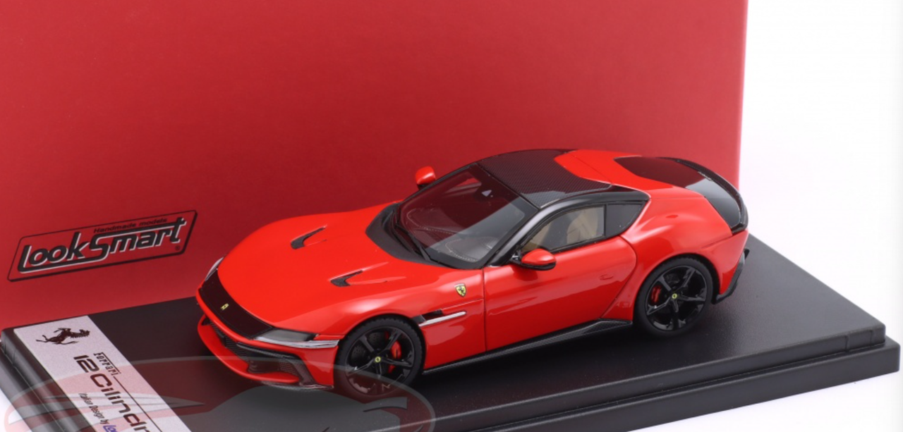 1/43 Looksmart 2024 Ferrari 12 Cilindri (Red) Car Model