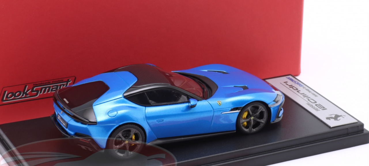 1/43 Looksmart 2024 Ferrari 12 Cilindri (Blue Metallic) Car Model