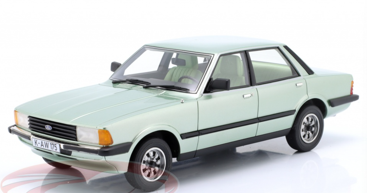 1/18 Cult Scale Models 1980 Ford Taunus 2.0 GL TC4 (Light Blue Metallic) Car Model