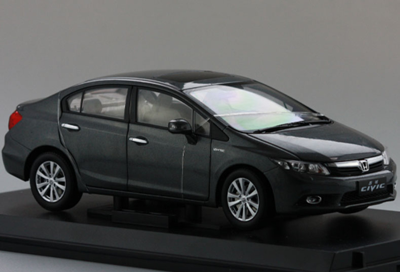 1/18 Dealer Edition Honda Civic (Grey) 9th Generation (2012–2015) Diecast Car Model