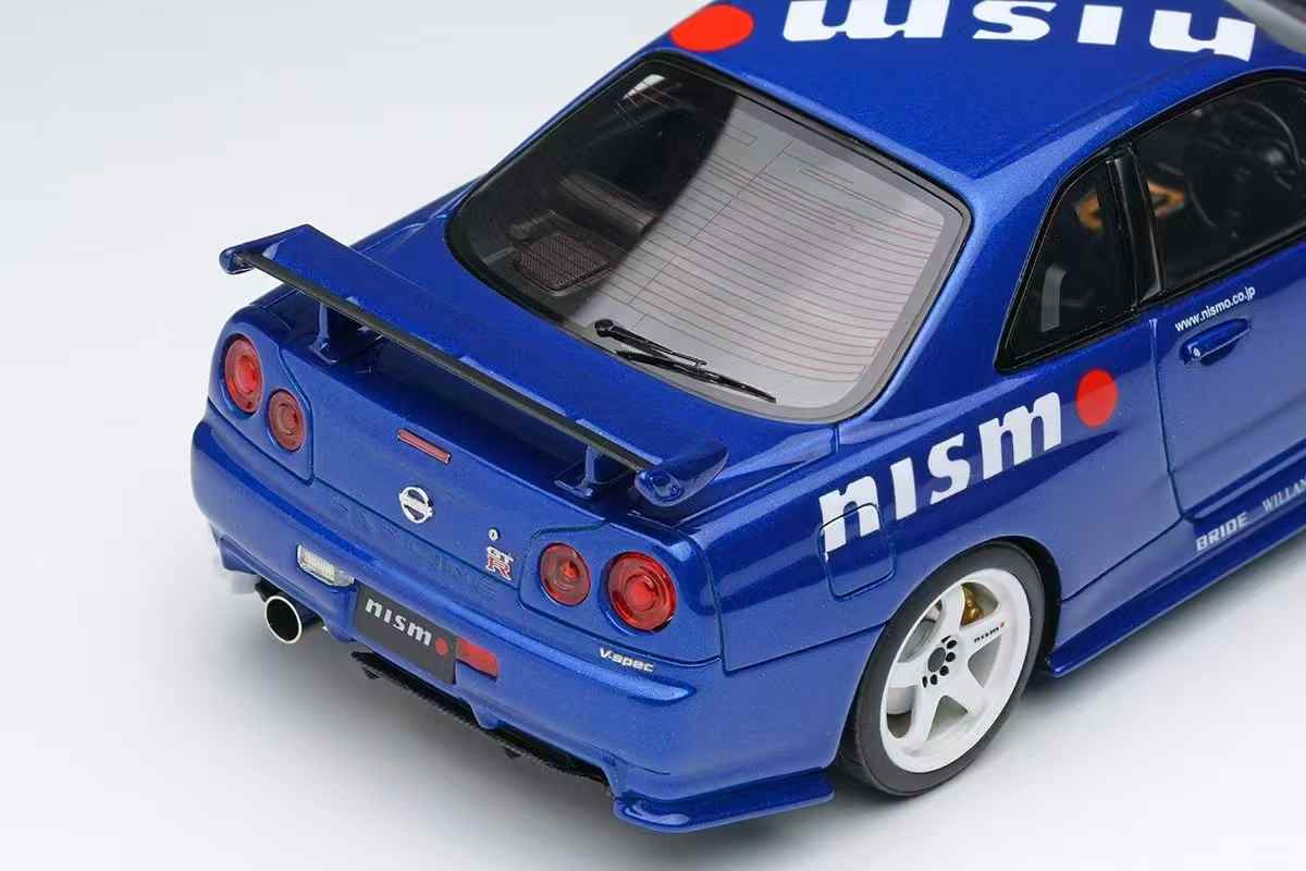 1/43 Makeup 2000 Nissan Skyline GT-R (BNR34 Nisamo R-Tune) Launch