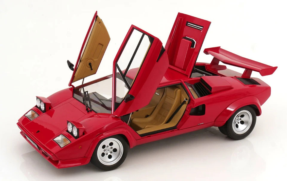 1/12 KK Scale 1985 Lamborghini Countach LP 5000 S QV (Red) Diecast