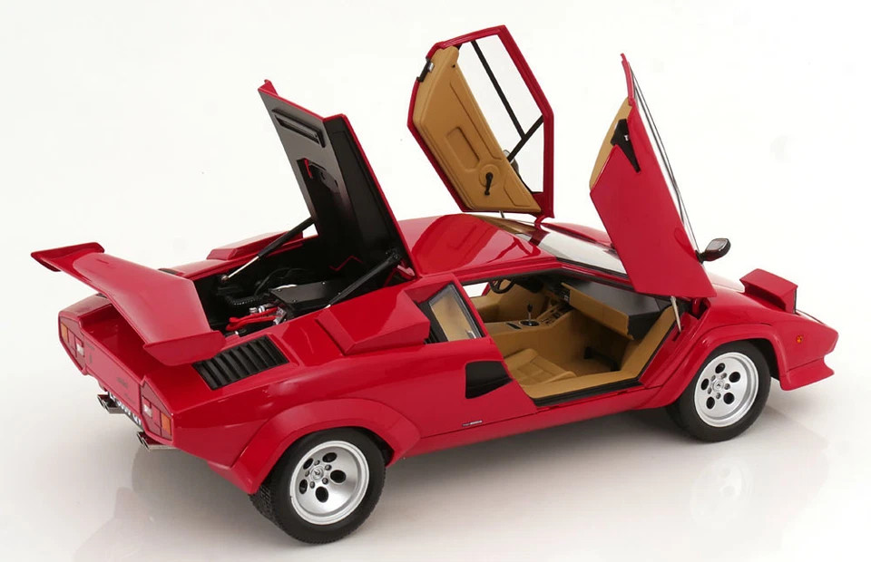 1/12 KK Scale 1985 Lamborghini Countach LP 5000 S QV (Red) Diecast