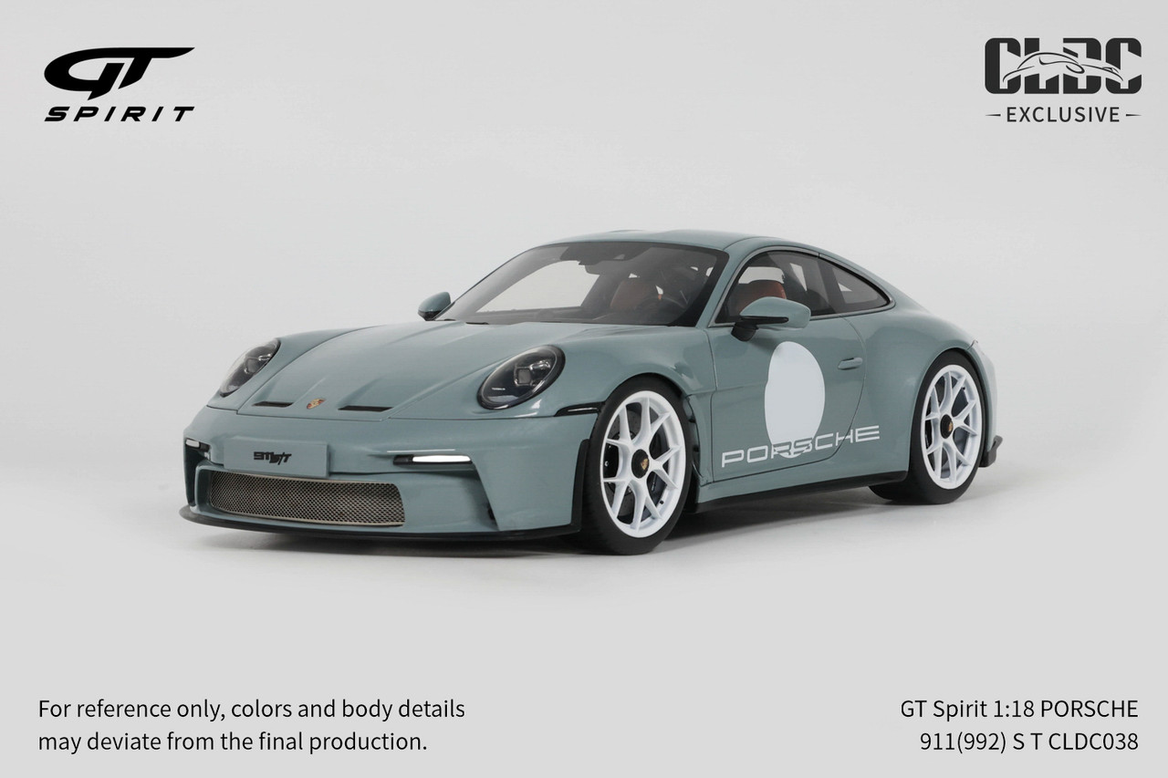 1/18 GT Spirit Porsche 911 992 S/T (Blue) Car Model