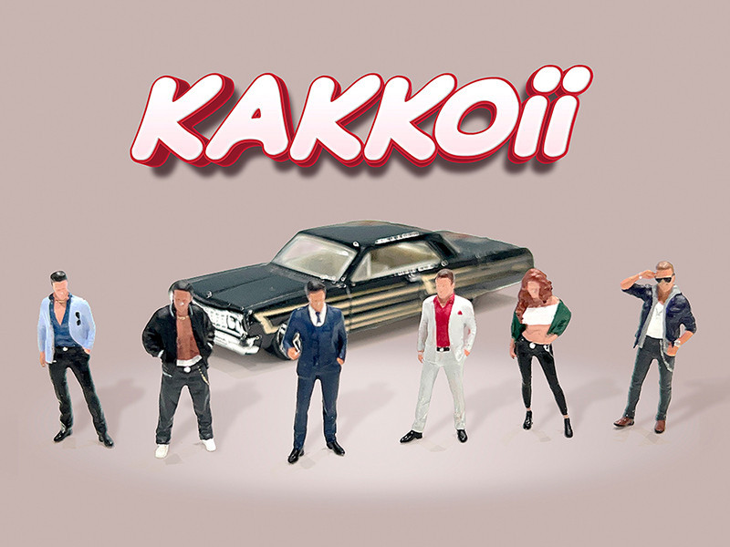 1/64 American Diorama Kakkoii Diecast Figure Set