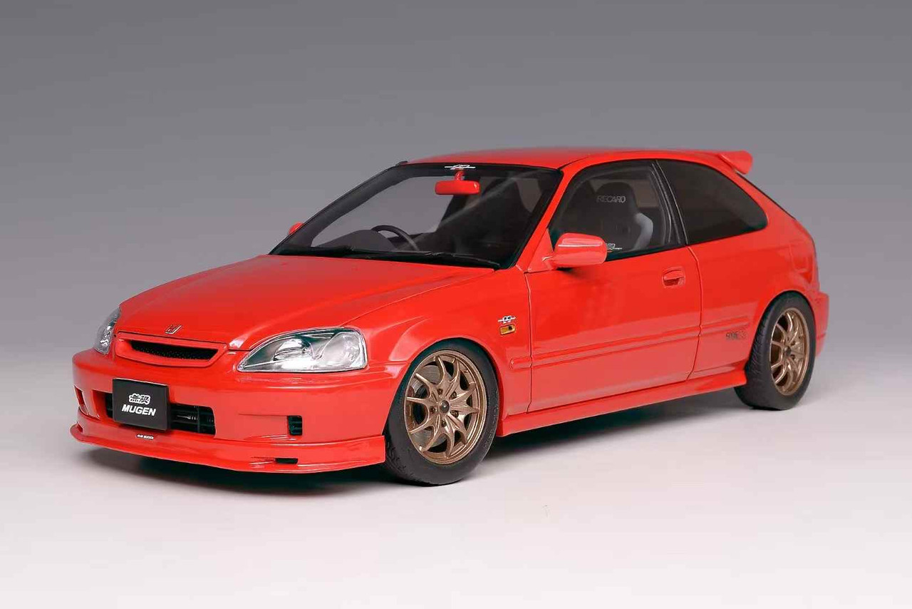 1/18 Motorhelix Honda Civic Type-R (EK9) Mugen (Red with