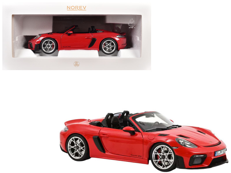 1/18 Norev 2023 Porsche 718 Cayman Spyder RS (Red) Diecast Car