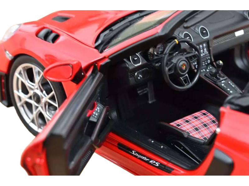 1/18 Norev 2023 Porsche 718 Cayman Spyder RS (Red) Diecast Car