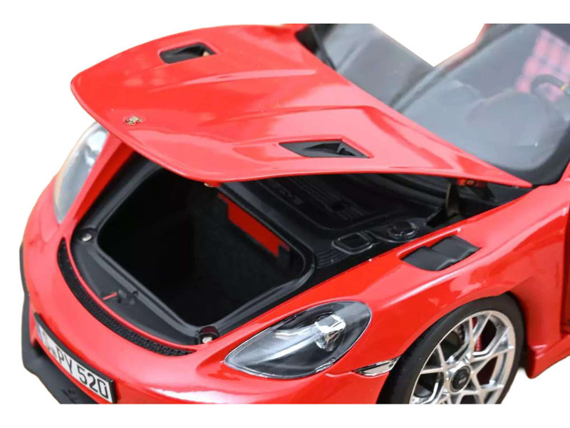 その他 S 1/18 Norev 2023 Porsche 718 Cayman Spyder RS (Red) Diecast Car