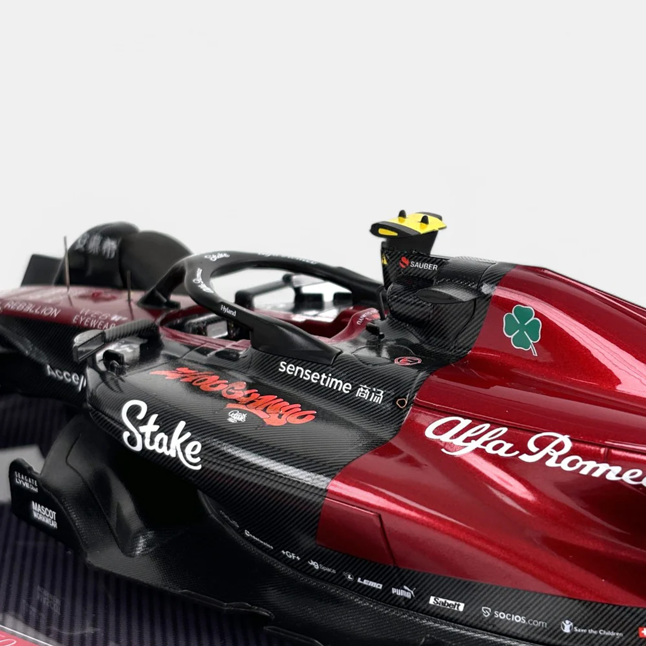 1/18 NZG 2023 Formula 1 Alfa Romeo C43 Netherlands GP #24 Zhou Guanyu Car Model