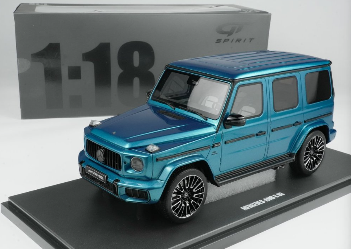 1/18 GT Spirit 2024 Mercedes-Benz G63 AMG (Hyper Blue Magno) Car Model