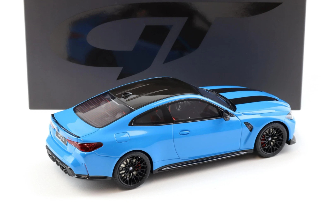 限定出品　BMWM4CS GT SPIRIT 1/18 ミニカー 1/18 GT Spirit 2024 BMW M4 CS G82 (Riviera Blue) Car Model