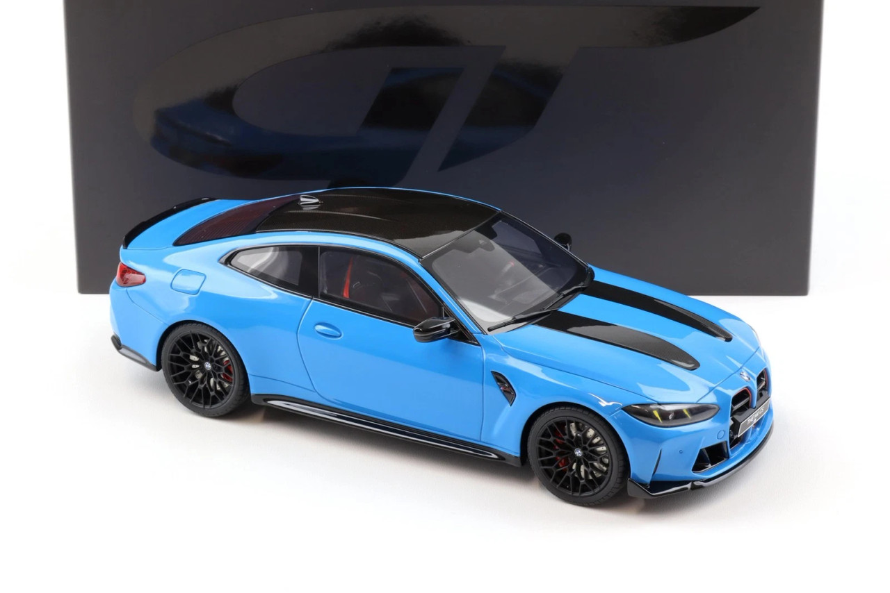 1/18 GT Spirit 2024 BMW M4 CS G82 (Riviera Blue) Car Model