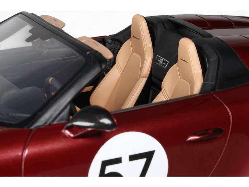 1/18 GT Spirit 2019 Porsche 911 991.2 Speedster Heritage Edition #57 (Cherry Metallic Red) Car Model
