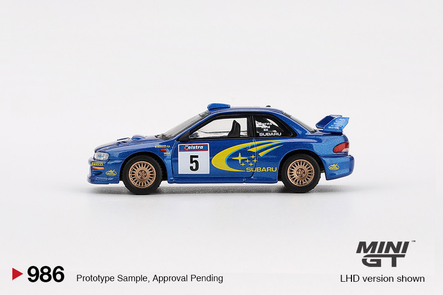 1/64 Mini GT Subaru Impreza WRC99 1999 Rally Australia Winner #5