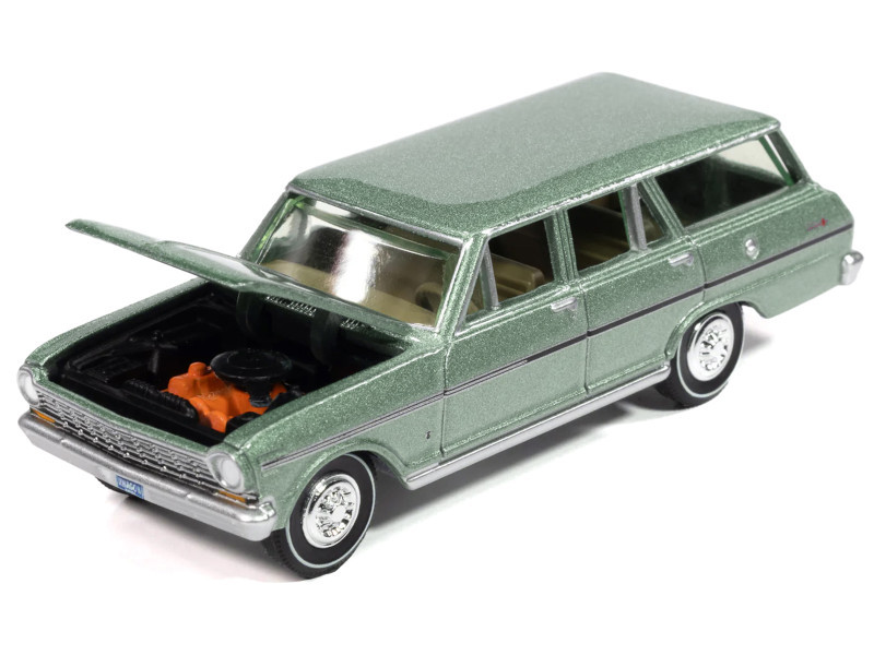 1963 Chevrolet II Nova 400 Wagon Laurel Green Metallic 
