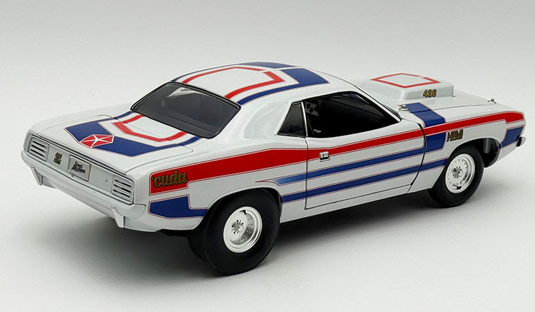 1/18 ACME 1970 Plymouth HEMI Cuda Street Machine Diecast Car Model