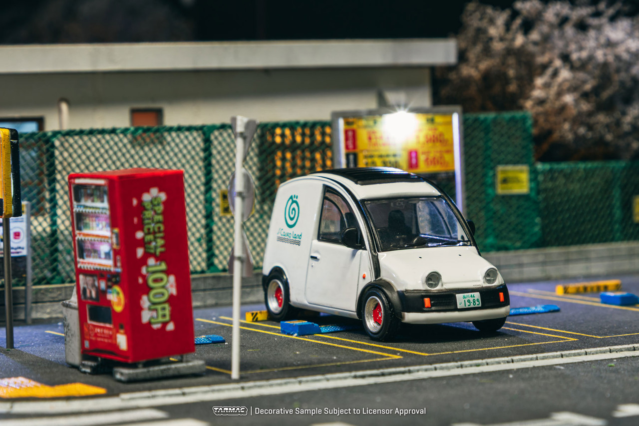 1/64 Tarmac Works Nissan S-Cargo (White) Diecast Car Model