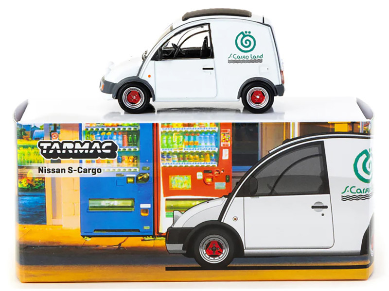 1/64 Tarmac Works Nissan S-Cargo (White) Diecast Car Model