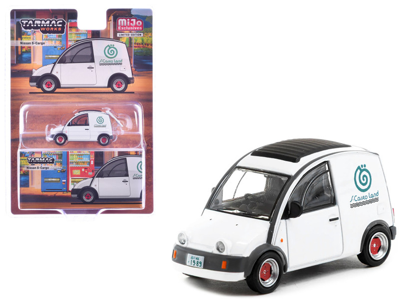 1/64 Tarmac Works Nissan S-Cargo (White) Diecast Car Model 1/64 Tarmac Works Nissan S-Cargo (White) Diecast Car Model