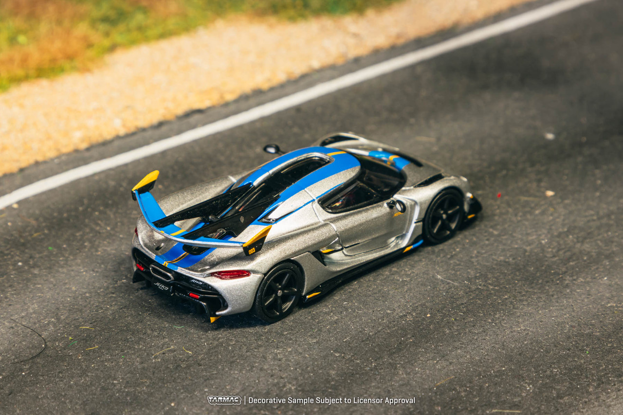 1/64 Tarmac Works Koenigsegg Jesko Attack (Silver) Diecast Car