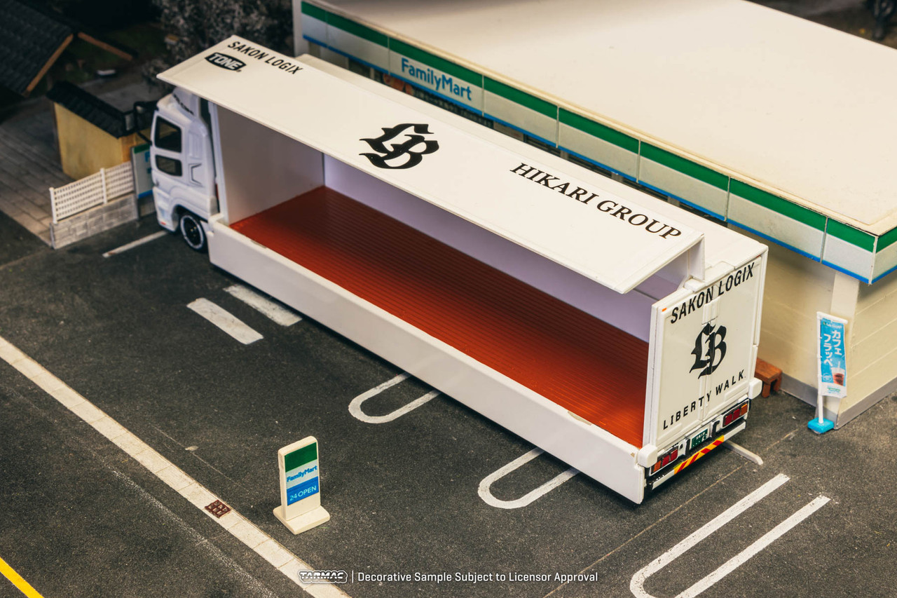 1/64 Tarmac Works Mitsubishi Fuso Super Great LB-TRUCKS (White