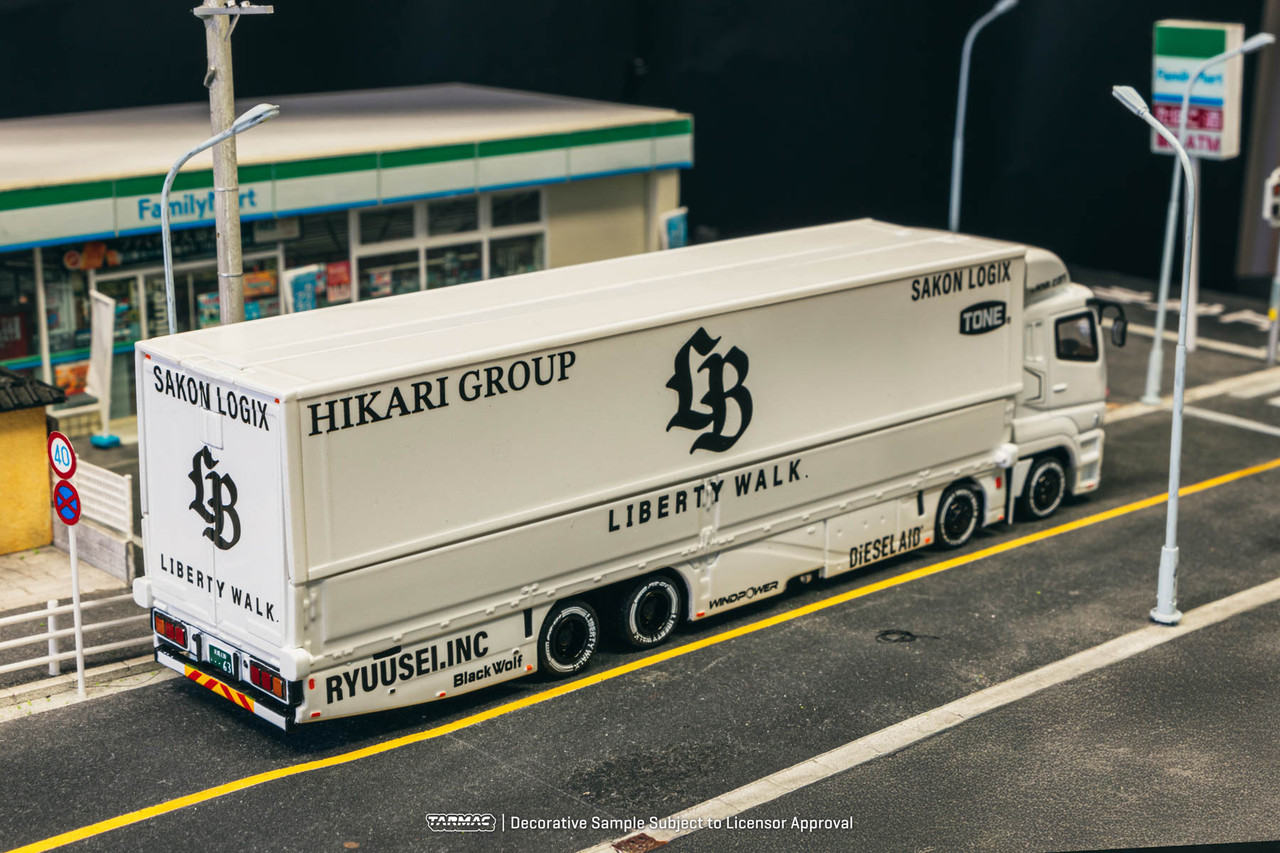 1/64 Tarmac Works Mitsubishi Fuso Super Great LB-TRUCKS (White