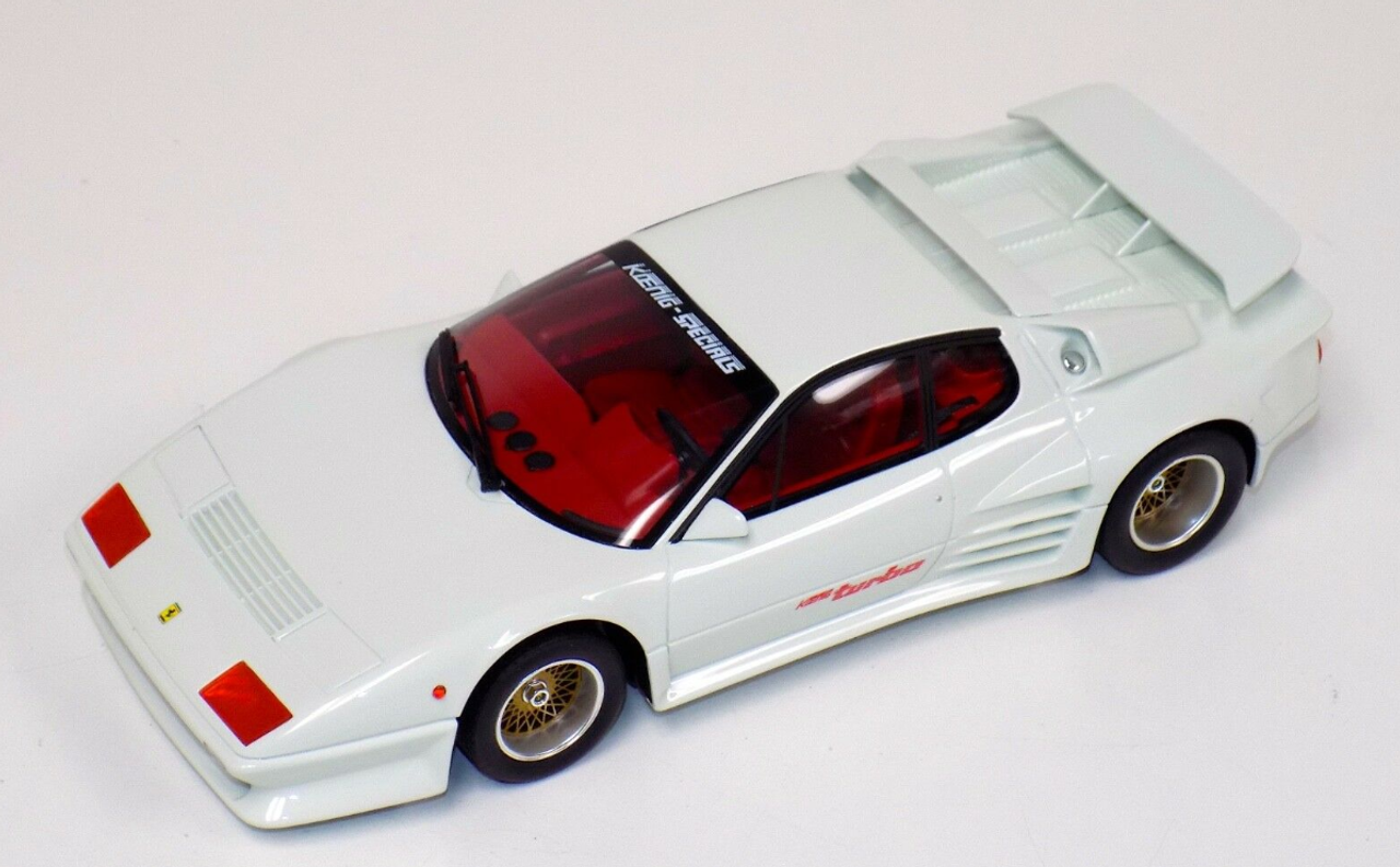 1/18 GT Spirit GTSpirit Ferrari 512 BBi Turbo Koenig Turbo (White) Resin Car Model