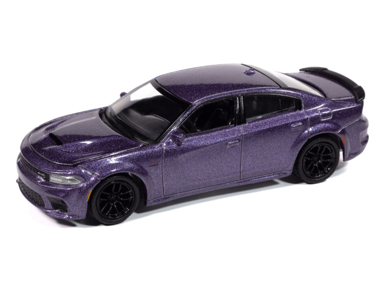 2023 Dodge Charger R/T Scat Pack Plum Crazy Metallic "Modern Muscle" Series 1/64 Diecast Model Car by Auto World