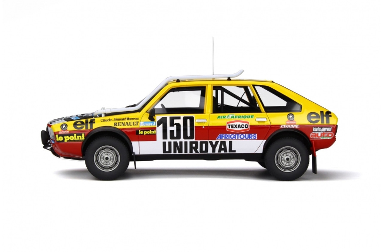 1/18 OTTO Renault 20 Turbo 4x4 - Paris-Dakar 1982 Resin Car Model