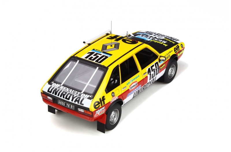 1/18 OTTO Renault 20 Turbo 4x4 - Paris-Dakar 1982 Resin Car Model