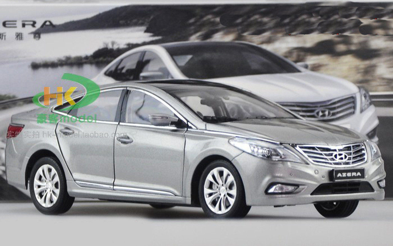 1/18 Dealer Edition Hyundai Azera (Silver Grey) Diecast Car Model