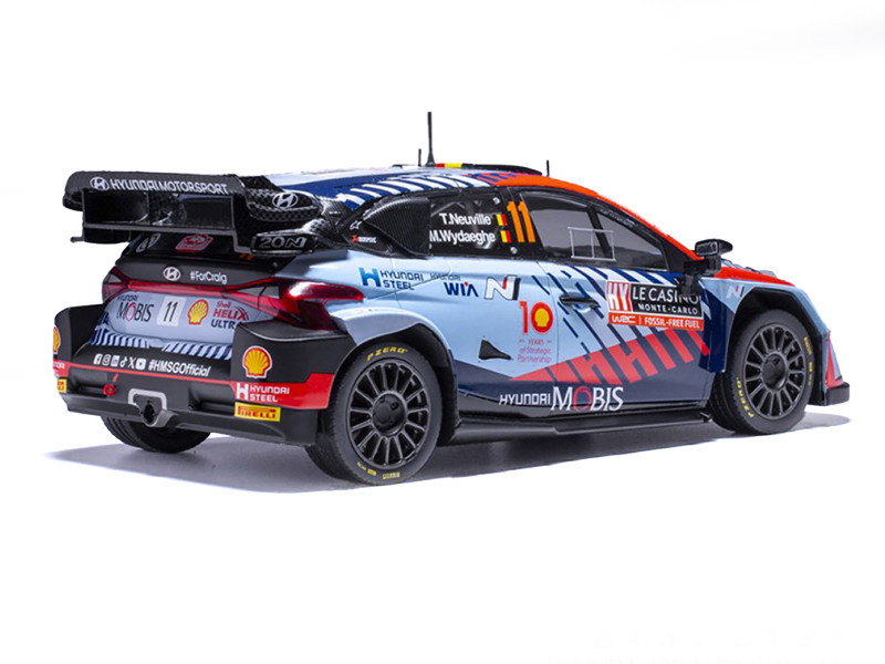 1/18 Ixo 2024 Hyundai i20 N Rally1 #11 T.Neuville, M.Wydaeghe