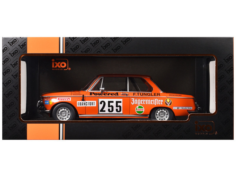 BMW 2002 ラリーモンテカルロ1:18 1/18 Ixo 1973 BMW 2002 #255 W. Stiller. A. Wagener Rallye Monte