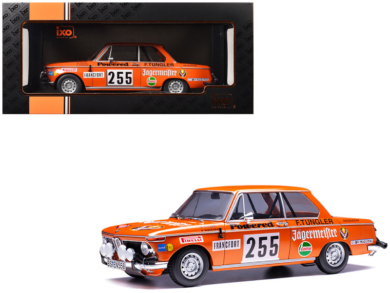 BMW 2002 ラリーモンテカルロ1:18 1/18 Ixo 1973 BMW 2002 #255 W. Stiller. A. Wagener Rallye Monte
