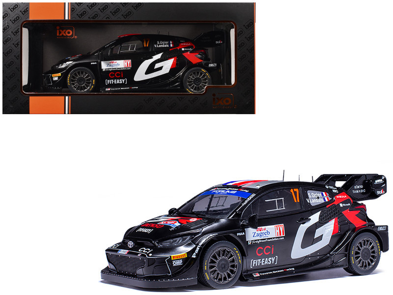1/18 Ixo 2024 Toyota GR Yaris Rally1 Hybrid #17 S.Ogier, V.Landals