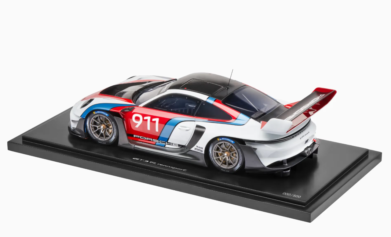 1/18 Dealer Edition Porsche 911 992 GT3 R Rennsport Multicolored Car Model