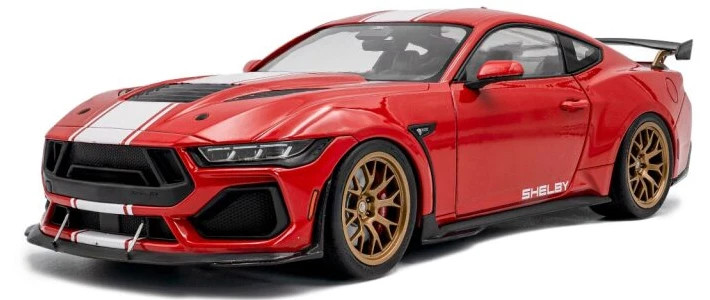 1/18 Solido 2025 Ford Shelby Mustang Super Snake (Race Red